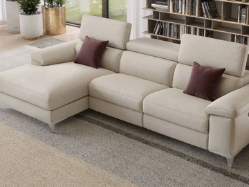 VENOSA - Fabric sofa with chaise longue by Sofanella - view 3