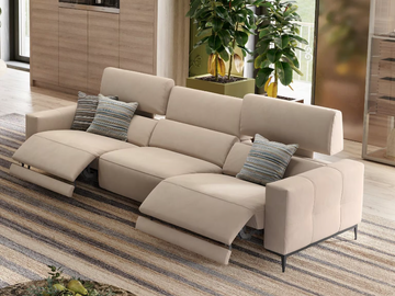 TOLEDO XXL - 3 seater fabric sofa by Sofanella - view 3