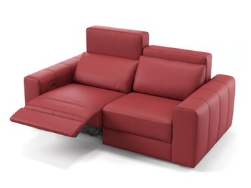 CAPRI - 2 seater leather sofa by Sofanella - view 2