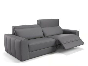 CAPRI - 3 seater leather sofa by Sofanella - view 2