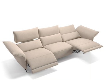 CUNEO XXL - 3 seater fabric sofa by Sofanella - view 2