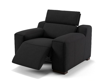LORETO - Fabric armchair with armrests by Sofanella - view 2