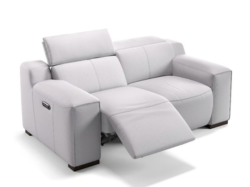 LORETO - 2 seater leather sofa by Sofanella - view 2