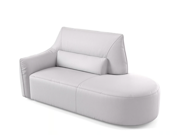 PESARO - Leather day bed by Sofanella - view 2