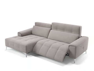 SALENTO - Fabric sofa with chaise longue by Sofanella - view 2