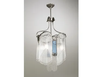 10070 - Art nouveau chandelier by Sofar - view 2
