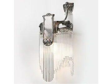 276BIS - Art nouveau wall light by Sofar - view 2