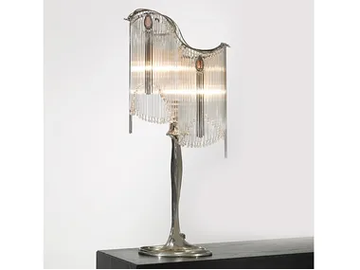 717BIS - Art nouveau table lamp by Sofar - view 2