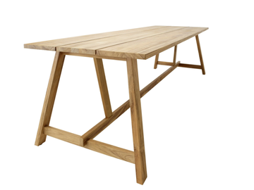 COUNTRY - Rectangular teak garden table by Solpuri - view 3