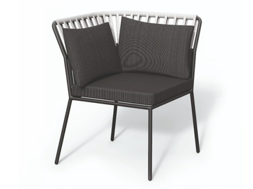 URBAN - Corner aluminium garden armchair by Solpuri - view 2