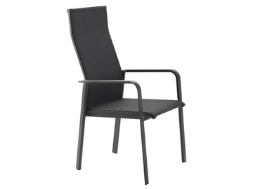 BREEZE - Stackable fabric garden chair high-back by Solpuri - view 2