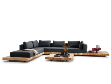 PLATEAU - Teak garden sofa by Solpuri - view 2