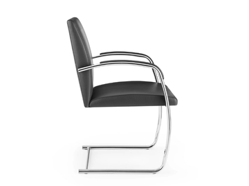 .PRADO 8002 - Cantilever leather chair with armrests by Spiegels - view 3
