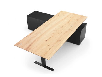 .TIME AIR - Height-adjustable executive desk by Spiegels - view 3