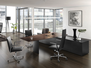.TIME AIR - Height-adjustable executive desk by Spiegels - view 3