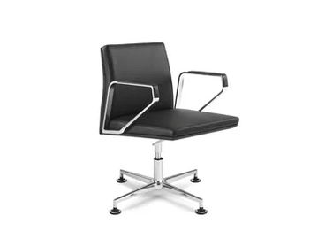 .PILOT P2201 - Swivel office chair with armrests with 4-Spoke base by Spiegels - view 2
