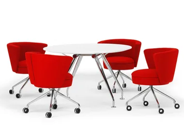 .SUN - Round wooden meeting table by Spiegels - view 2