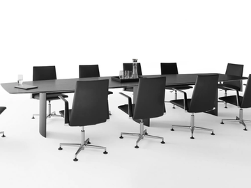 .TIME AIR - Rectangular meeting table by Spiegels - view 2