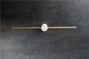 EQUILIBRIUM EQM 05 - Brass and marble towel rail by Stilhaus - view 3