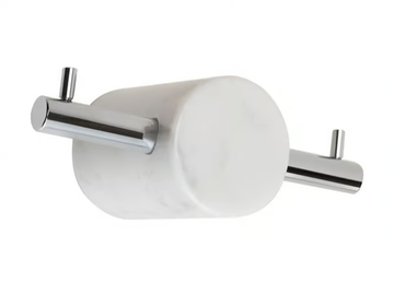 EQUILIBRIUM EQM 13 - Double marble robe hook by Stilhaus - view 2