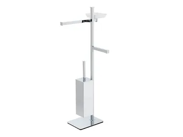 URANIA U21 - Standing brass towel rack by Stilhaus - view 2