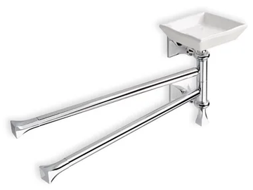 PRISMA - Chromed brass soap dish / towel rack by Stilhaus - view 2
