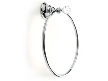 SMART LIGHT - Chromed brass towel ring by Stilhaus - view 2