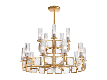 NEW DIRECTIONS 20631 - LED metal and glass chandelier by Stillux - view 2