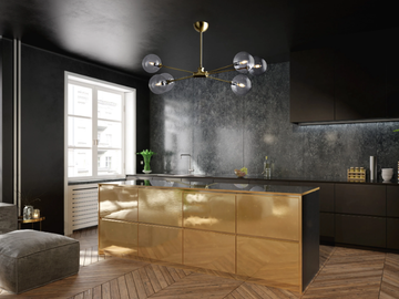 LIGHTING LAB 21032 - LED blown glass and metal chandelier by Stillux - view 3