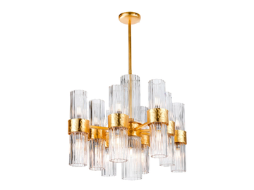 NEW DIRECTIONS 20654 - LED blown glass and metal chandelier by Stillux - view 2