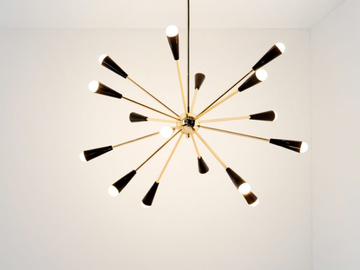 SPUTNIK - Brass pendant lamp by Stilnovo - view 2