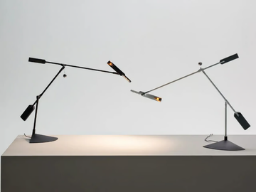 HALLEY - Anodized aluminium table lamp by Stilnovo - view 2
