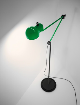 TOPO - Metal floor lamp with swing arm by Stilnovo - view 3