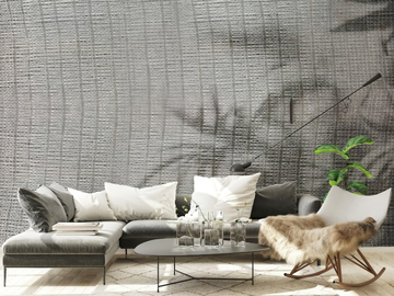 MESH UNDER SHADOW - BRIGHT - Wallpaper with floral pattern by Studijo - view 2