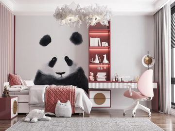 PANDA - Pop art kids wallpaper by Studijo - view 2