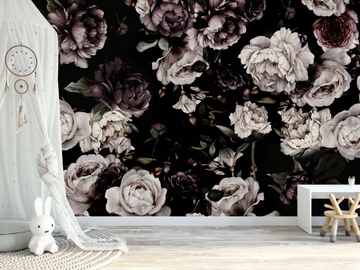 ROSE IS A ROSE - Wallpaper with floral pattern by Studijo - view 2