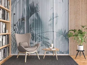 SHADOWS ON FACADE - Striped waterproof wallpaper by Studijo - view 2