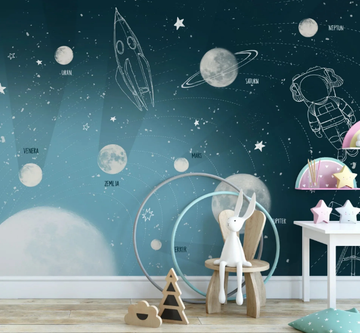 COSMOS - Landscape kids wallpaper by Studijo - view 3