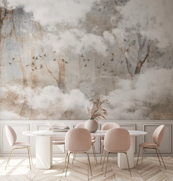 SKY - Wallpaper with floral pattern by Studijo - view 3