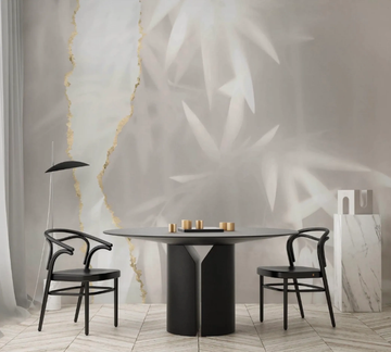 WHITE BAMBOO - Wallpaper with floral pattern by Studijo - view 3