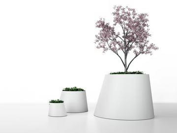 CONEE_L-M - Steel plant pot by Systemtronic - view 2