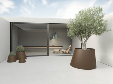 CONEE_L-M - Steel plant pot by Systemtronic - view 3