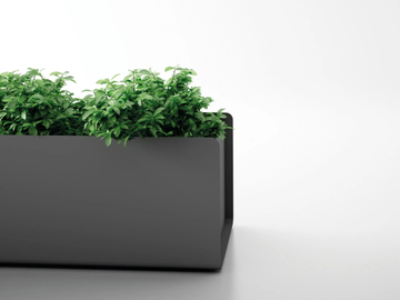 CREPE - Aluminium plant pot by Systemtronic - view 3