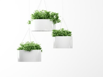 GREEN CLOUD - Hanging aluminium plant pot by Systemtronic - view 2