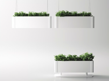 GREEN LIGHT_T - Aluminium plant pot by Systemtronic - view 3