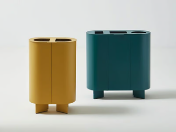 CROMA - Aluminium waste paper bin by Systemtronic - view 2