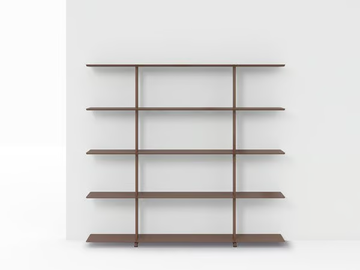 WING 1600 WALL - Open extruded aluminium office shelving by Systemtronic - view 2