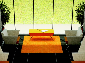C1 B - Fabric lobby chair with armrests by TALIN - view 3