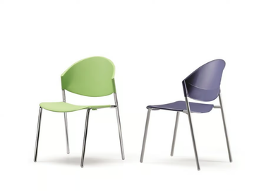 DELFI 083 - Stackable polypropylene chair by TALIN - view 2