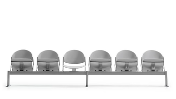 DELFI 086 B3 - Freestanding polypropylene beam seating by TALIN - view 3